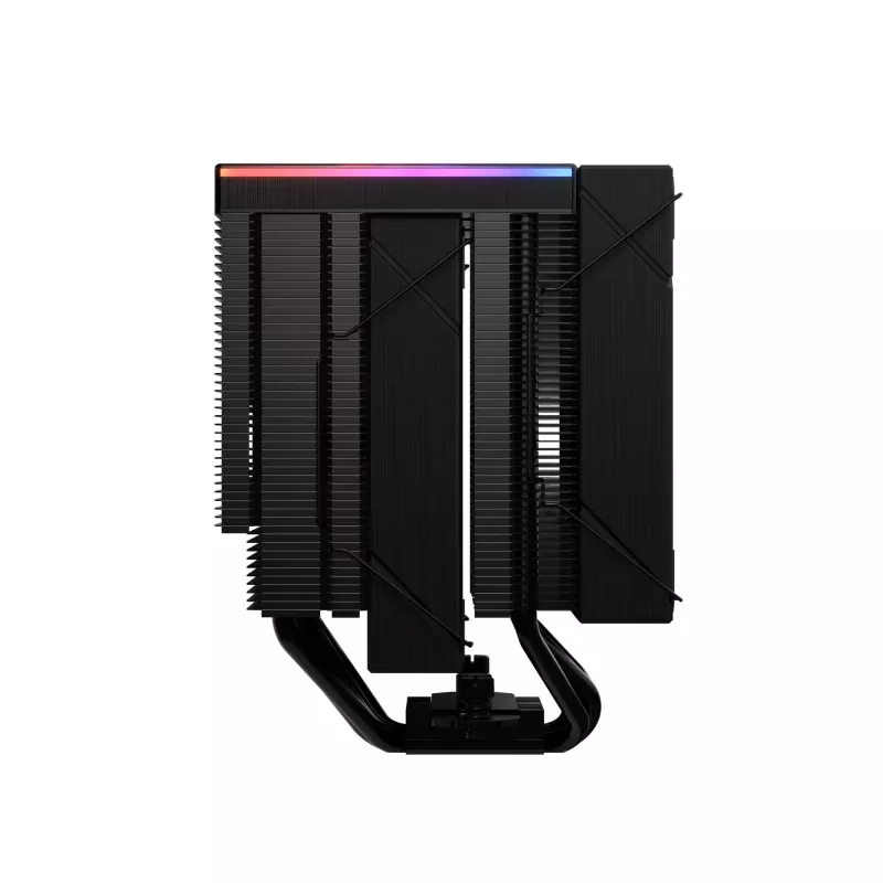 XPG MAESTRO PLUS 62DA protsessori õhkjahuti, Õhkjahuti, 12 cm, Must