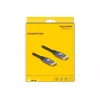 DeLOCK DisplayPort-kaabel 8K 60 Hz 5 m lilla metall