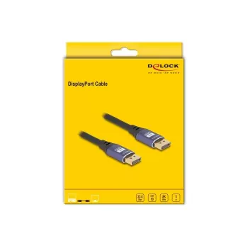 DeLOCK DisplayPort-kaabel 8K 60 Hz 5 m lilla metall