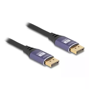 DeLOCK DisplayPort-kaabel 8K 60 Hz 5 m lilla metall