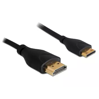 HDMI kaabel Ethernet A -> mini C St/St 1,00m õhuke DELOCK 83132