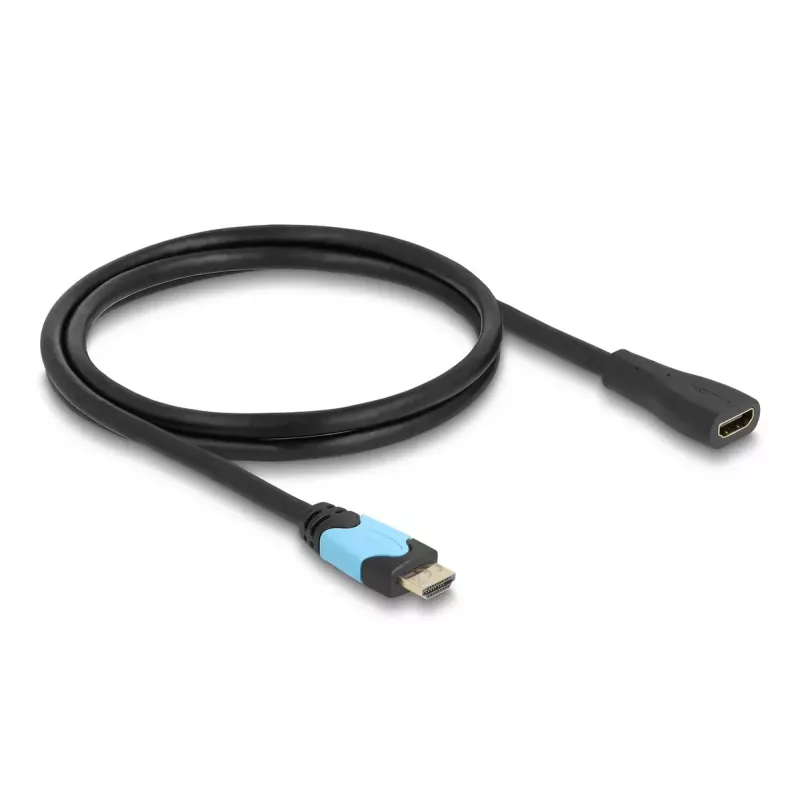 DeLOCK High Speed HDMI pikenduskaabel 48 Gbps 8K 60 Hz 1 m