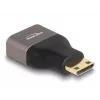 DeLOCK HDMI adapter Mini-C isane A emasele 8K 60 Hz hall metall
