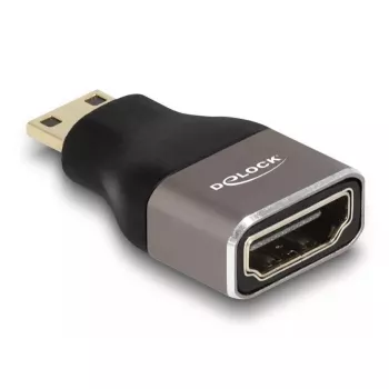 DeLOCK HDMI adapter Mini-C isane A emasele 8K 60 Hz hall metall