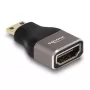 DeLOCK HDMI adapter Mini-C isane A emasele 8K 60 Hz hall metall