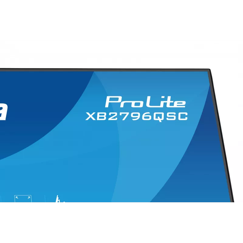 27-tolline IIYAMA ProLite XB2796QSC-B1 IPS Quad HD 2560x1440 LED monitor, 4 ms, USB-C, kõlarid, kõrguse reguleerimine, VESA