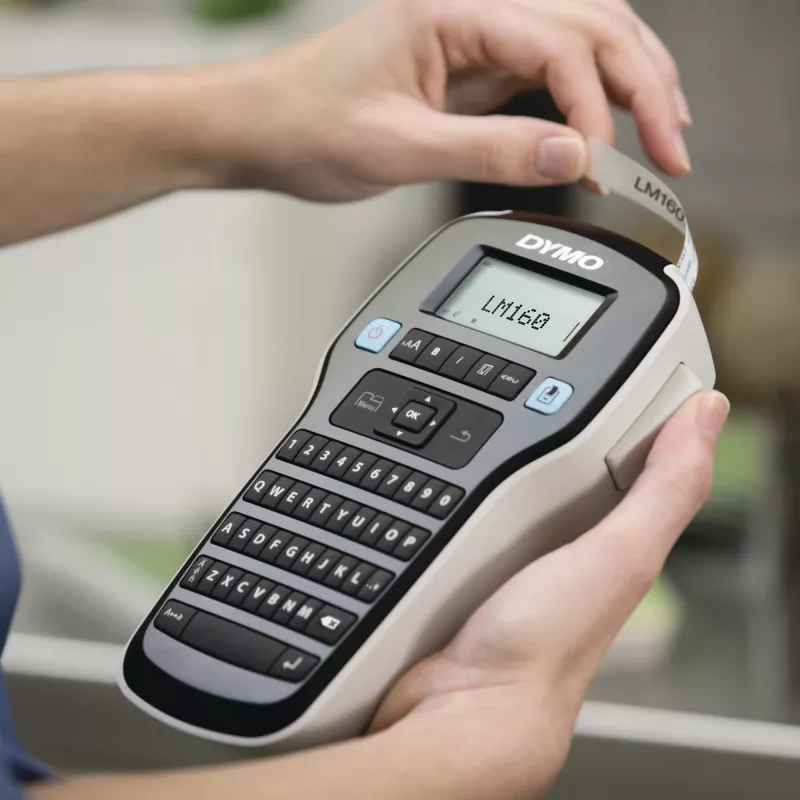DYMO LabelManager 160 Valuepack sildiprinter, termoülekanne, 160 x 160 DPI, 12 mm/s, D1, QWERTZ