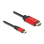 DeLOCK USB USB-C to HDMI kaabel 8K 60Hz HDR 3m punane