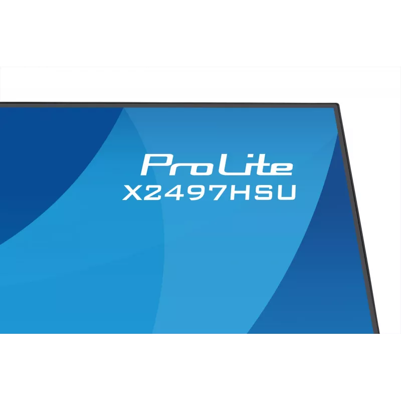 IIYAMA ProLite X2497HSU-B1 monitor 23,8 tolli (60,5 cm) Full HD IPS 1920×1080 4 ms USB‑C 2×, kõlarid, VESA, must
