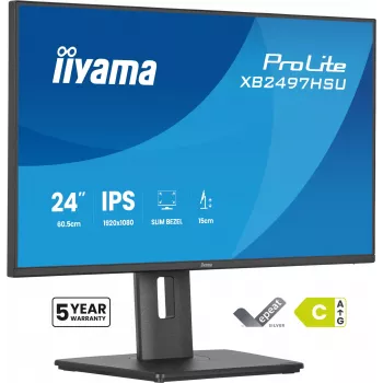 iiyama ProLite XB2497HSU-B1 arvutikuvar 60,5 cm (23,8 tolli) 1920 x 1080 pikslit Full HD LED Must