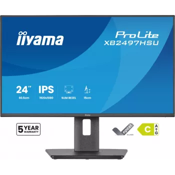 iiyama ProLite XB2497HSU-B1 arvutikuvar 60,5 cm (23,8 tolli) 1920 x 1080 pikslit Full HD LED Must