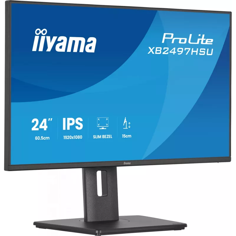 iiyama ProLite XB2497HSU-B1 arvutikuvar 60,5 cm (23,8 tolli) 1920 x 1080 pikslit Full HD LED Must