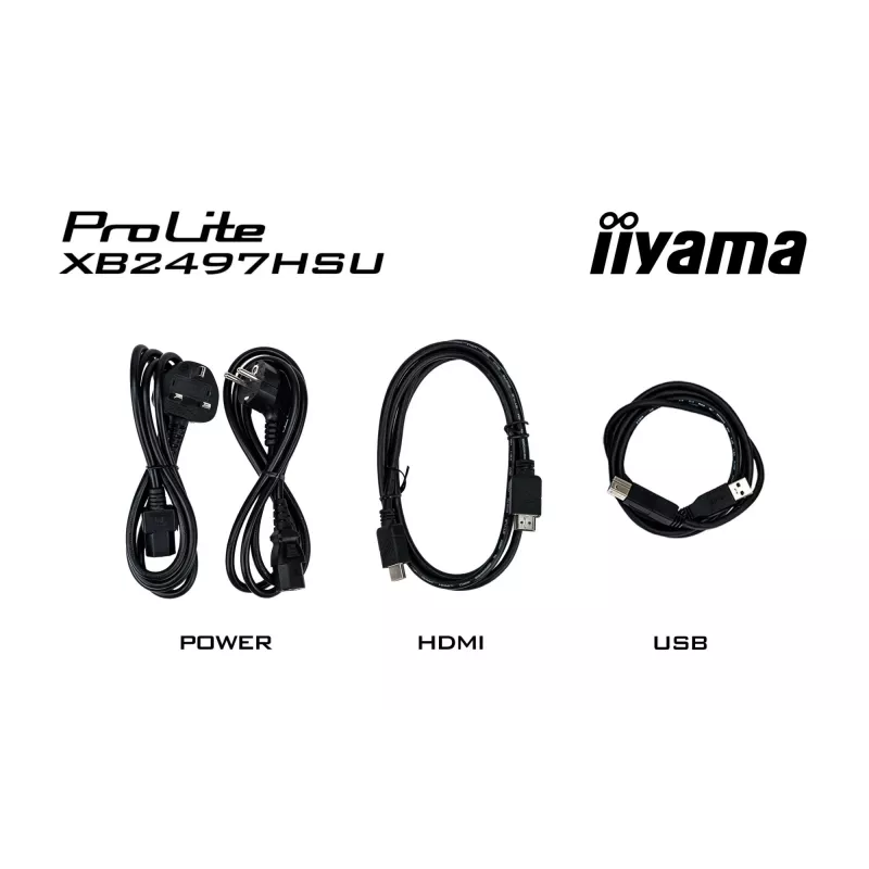 iiyama ProLite XB2497HSU-B1 arvutikuvar 60,5 cm (23,8 tolli) 1920 x 1080 pikslit Full HD LED Must