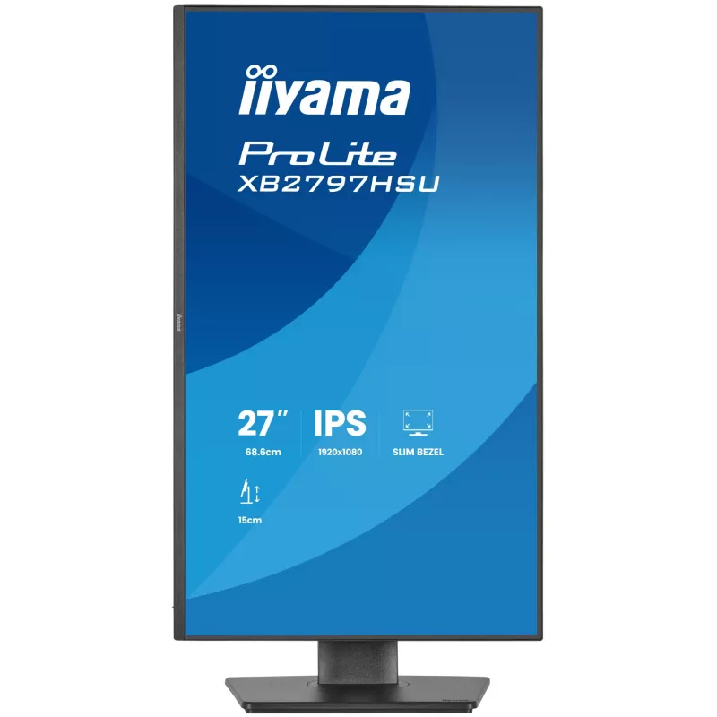 iiyama ProLite XB2797HSU-B1 arvutimonitor 68,6 cm (27 tolli) 1920 x 1080 pikslit Full HD LED Must