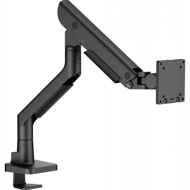 Monitor desk mount IIYAMA DS6001C-B1 for 49 inch (124.5 cm) screens, clamp/grommet, VESA 75x75–100x100, height adjustable, tilt -60–50°, Must
