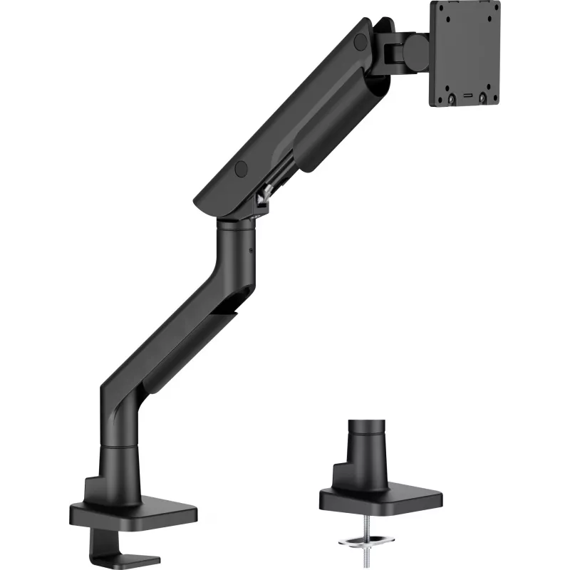 Monitor desk mount IIYAMA DS6001C-B1 for 49 inch (124.5 cm) screens, clamp/grommet, VESA 75x75–100x100, height adjustable, tilt -60–50°, Must