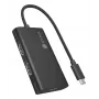 ICY BOX Adapter USB USB-C to 3x HDMI, USB 3.2 Gen 2 (3.1 Gen 2) USB-C, HDMI, 10000 Mbit/s, 144 Hz, 3840 x 2160, 7680 x 4320, 7680 x 4320 pikslit