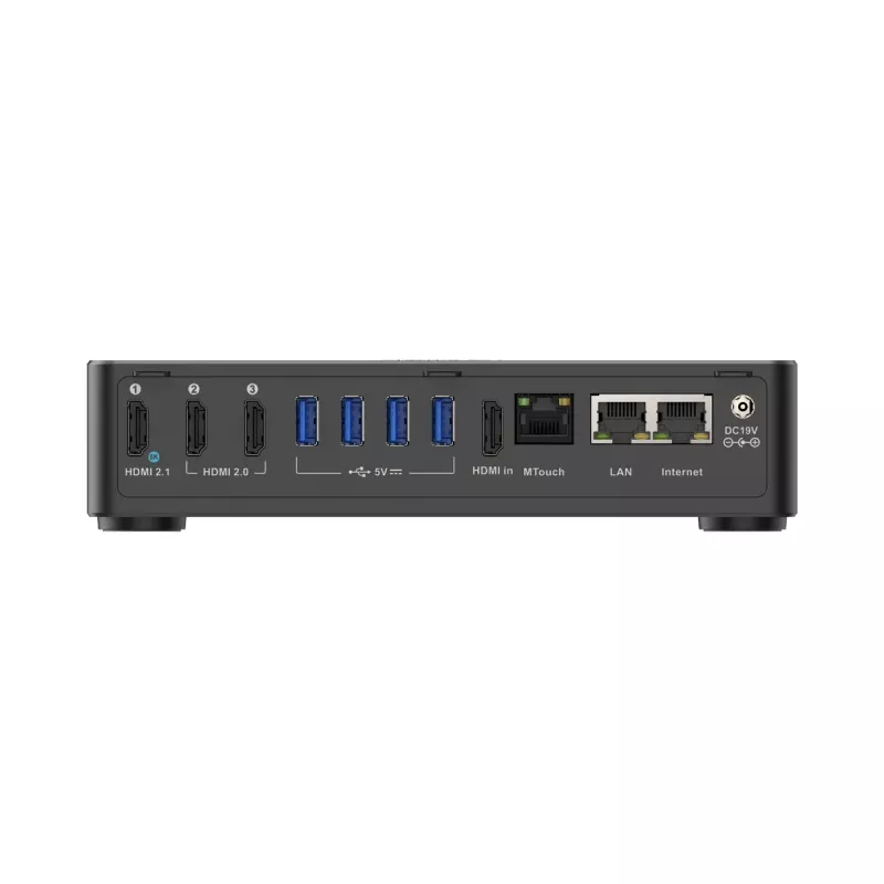 Mini-PC Yealink MCore4-MS — Intel Core Ultra 5 125H, 16 GB DDR5, 256 GB SSD, Intel Arc Graphics, Windows 11 IoT Enterprise, Wi‑Fi