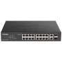 D-Link DGS-1100-18PV2 võrgukommutaator Hallatav L2 Gigabit Ethernet (10/100/1000) Toide üle Etherneti (PoE) 1U Must