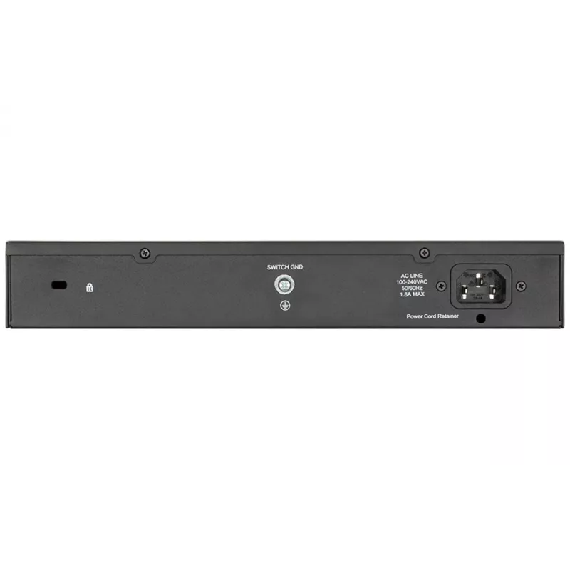 D-Link DGS-1100-18PV2 võrgukommutaator Hallatav L2 Gigabit Ethernet (10/100/1000) Toide üle Etherneti (PoE) 1U Must