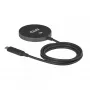 Juhtmevaba laadimispadi CLUB3D CAC-3027 Qi2 25W MagSafe-ühilduv magnetpadi, DC siselaadija, 1 m kaabel, must