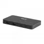 KVM-lüliti club 3d Dual USB-C HDMI-le, 2 pordiga, 4K UHD 3840x2160, USB-C konsool, 65W PD, must