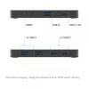 KVM-lüliti club 3d Dual USB-C HDMI-le, 2 pordiga, 4K UHD 3840x2160, USB-C konsool, 65W PD, must