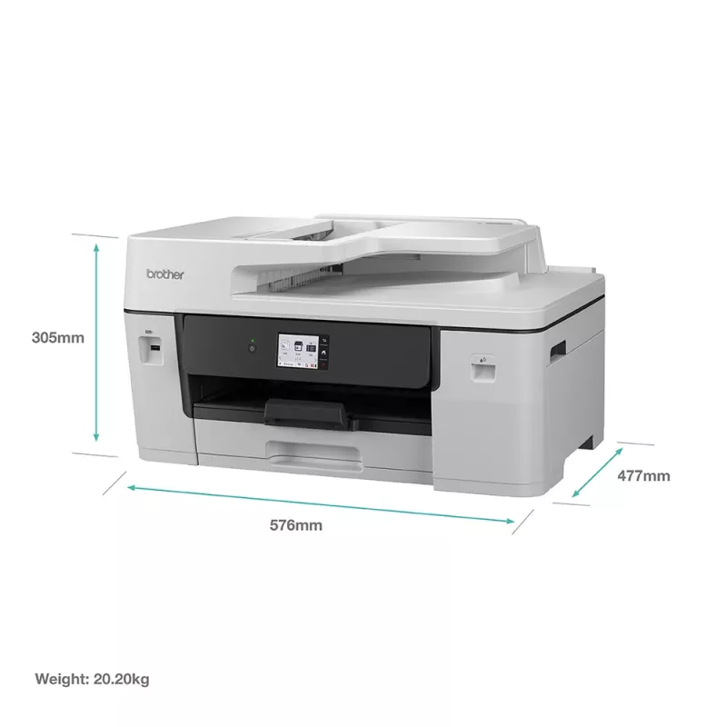 Multifunktsionaalne tindiprinter Brother MFC-J6760DW — A3, 1200 x 4800 DPI, 31 lk/min, Wi‑Fi, Ethernet