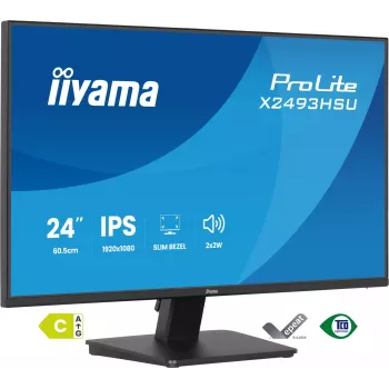 Monitor IIYAMA X2493HSU-B1 24-tolline (60,5 cm) IPS 16:10 HDMI DisplayPort 2×USB