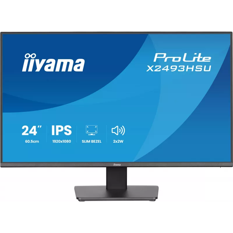 Monitor IIYAMA X2493HSU-B1 24-tolline (60,5 cm) IPS 16:10 HDMI DisplayPort 2×USB