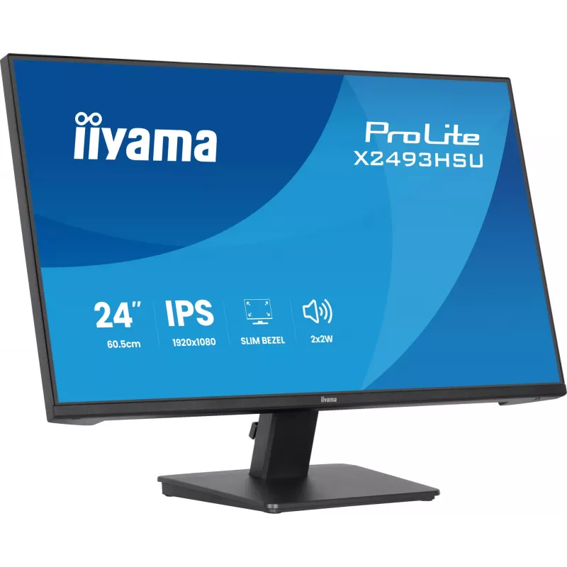 Monitor IIYAMA X2493HSU-B1 24-tolline (60,5 cm) IPS 16:10 HDMI DisplayPort 2×USB