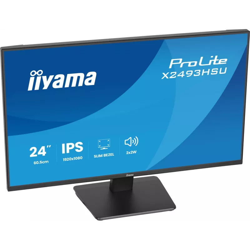 Monitor IIYAMA X2493HSU-B1 24-tolline (60,5 cm) IPS 16:10 HDMI DisplayPort 2×USB