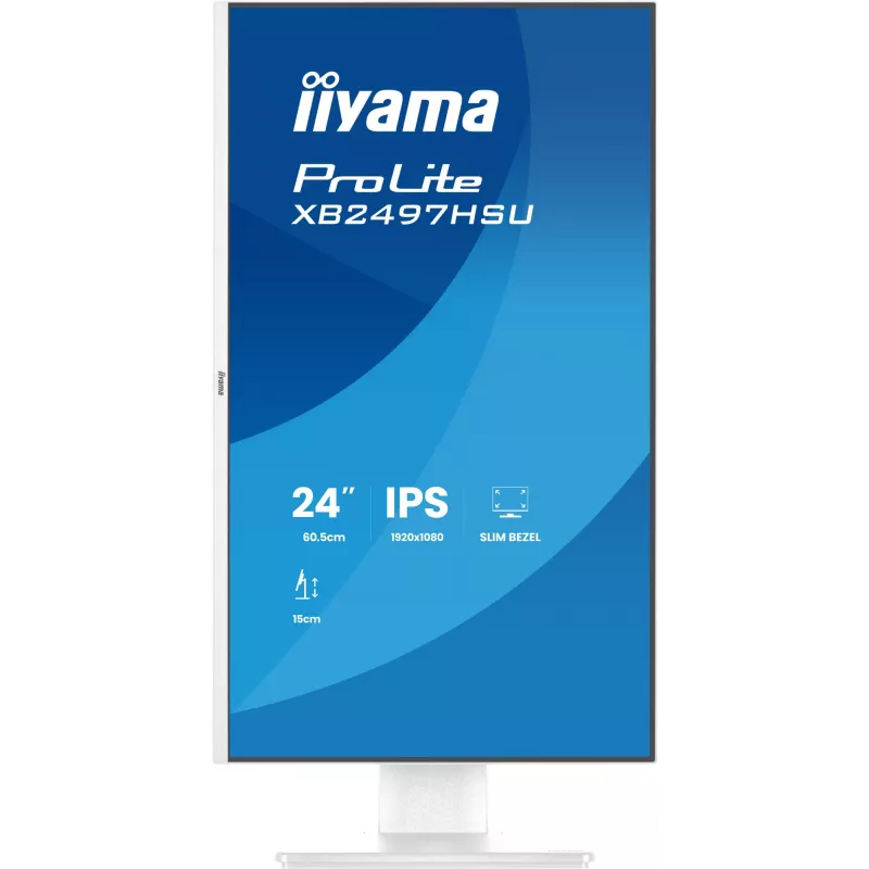 iiyama ProLite XB2497HSU-W1 arvutimonitor 60.5 cm (23.8 tolli) 1920 x 1080 pikslit Full HD LED valge
