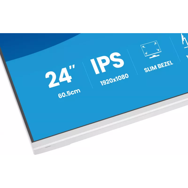iiyama ProLite XB2497HSU-W1 arvutimonitor 60.5 cm (23.8 tolli) 1920 x 1080 pikslit Full HD LED valge