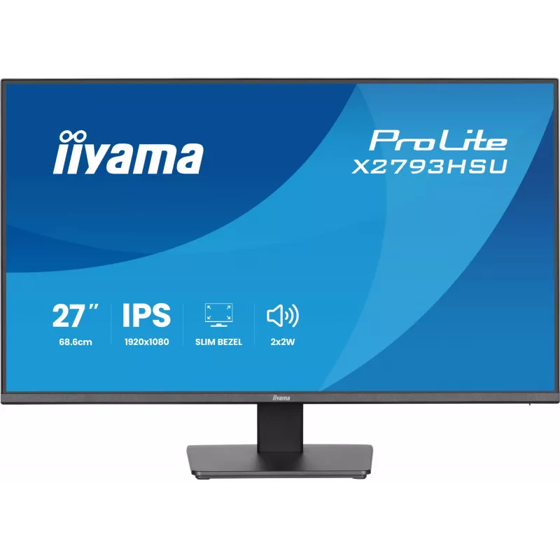 iiyama ProLite X2793HSU-B1 arvutimonitor 68,6 cm (27 tolli) 1920 x 1080 pikslit Full HD LED Must