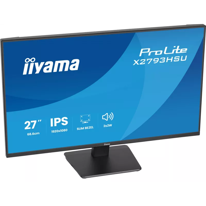 iiyama ProLite X2793HSU-B1 arvutimonitor 68,6 cm (27 tolli) 1920 x 1080 pikslit Full HD LED Must
