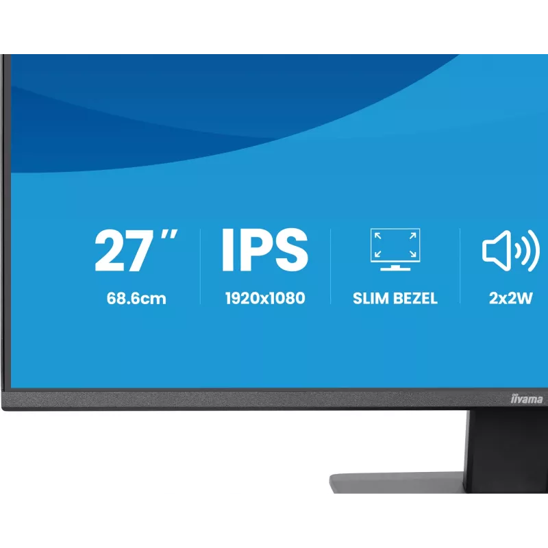 iiyama ProLite X2793HSU-B1 arvutimonitor 68,6 cm (27 tolli) 1920 x 1080 pikslit Full HD LED Must