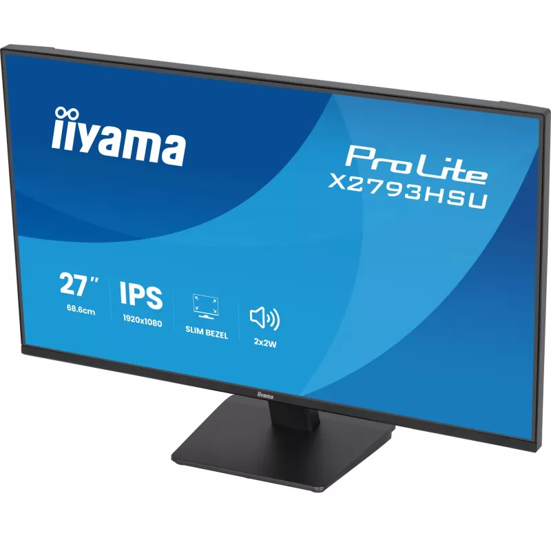 iiyama ProLite X2793HSU-B1 arvutimonitor 68,6 cm (27 tolli) 1920 x 1080 pikslit Full HD LED Must