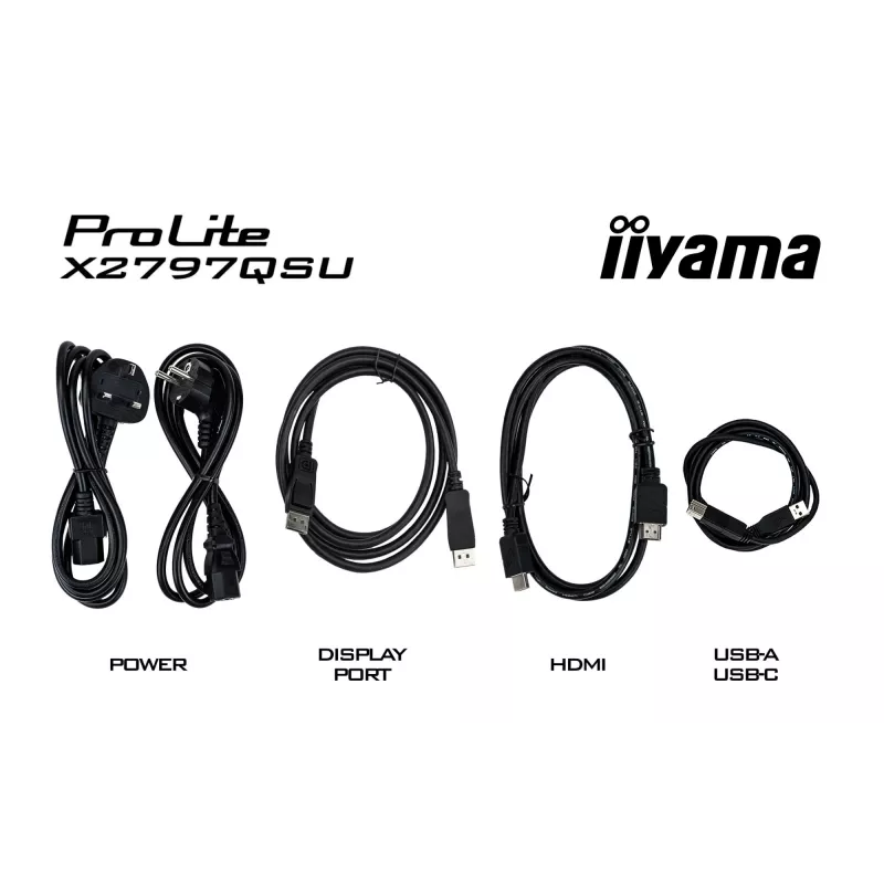 Arvutimonitor IIYAMA ProLite X2797QSU-B1 27 tolli (68,6 cm) 2560×1440 IPS LED Matt, 1 ms, USB 3.2 jaotur, kõlarid, VESA
