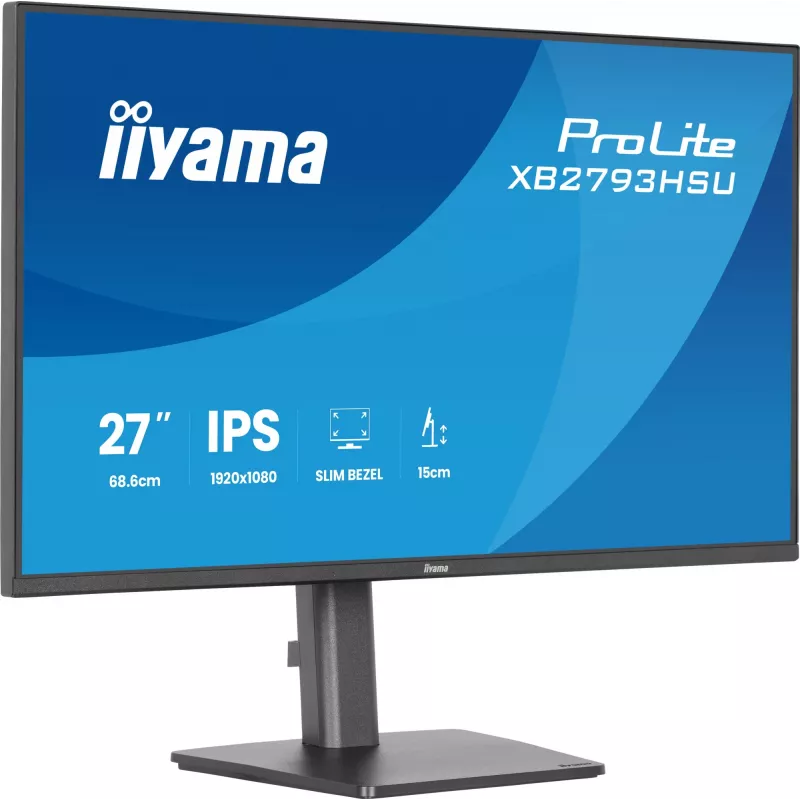 iiyama ProLite XB2793HSU-B1 arvutikuvar 68,6 cm (27 tolli) 1920 x 1080 pikslit Full HD LED Must