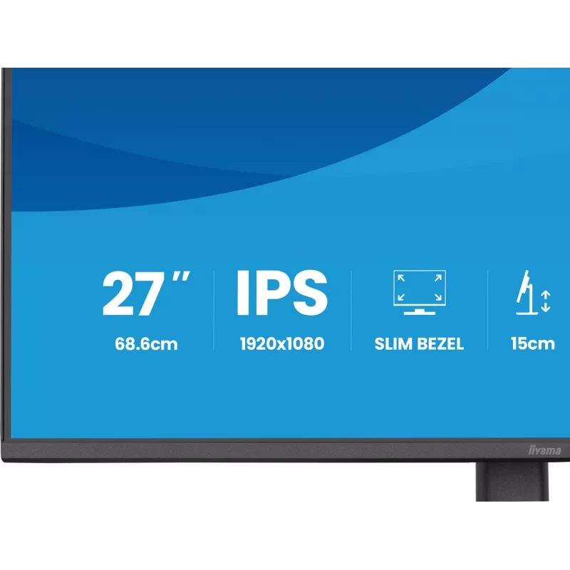iiyama ProLite XB2793HSU-B1 arvutikuvar 68,6 cm (27 tolli) 1920 x 1080 pikslit Full HD LED Must