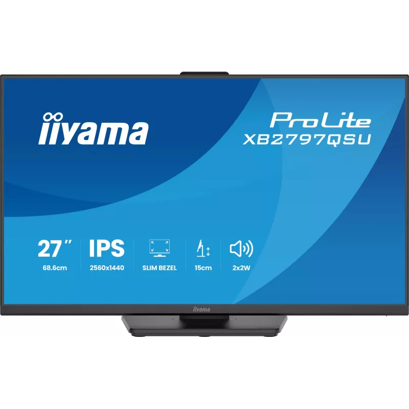 iiyama ProLite XB2797QSU-B1 arvutimonitor 68,6 cm (27 tolli) 2560 x 1440 pikslit Quad HD LED Must