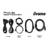 43-tolline IIYAMA ProLite X4373UHSU-B2 LED 4K Ultra HD monitor, 3840×2160, VA paneel, 3 ms, 450 cd/m², USB 3.2 jaotur, kõlarid, VESA, must