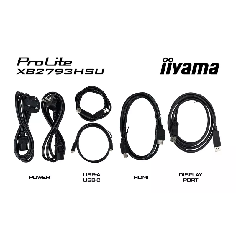 43-tolline IIYAMA ProLite X4373UHSU-B2 LED 4K Ultra HD monitor, 3840×2160, VA paneel, 3 ms, 450 cd/m², USB 3.2 jaotur, kõlarid, VESA, must