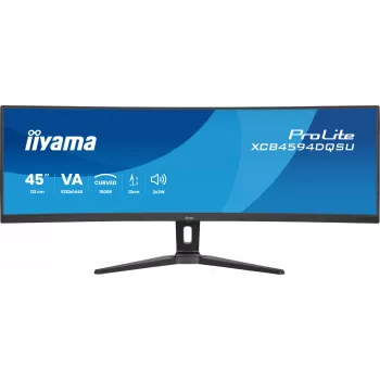 Arvutimonitor IIYAMA XCB4594DQSU-B1 44 tolli (111,8 cm) kumer Dual QHD 5120×1440 VA LED, 2 ms, USB-C, USB 3.2, VESA, kõlarid