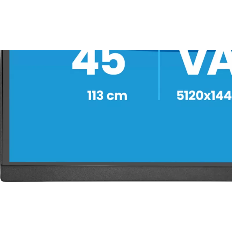 Arvutimonitor IIYAMA XCB4594DQSU-B1 44 tolli (111,8 cm) kumer Dual QHD 5120×1440 VA LED, 2 ms, USB-C, USB 3.2, VESA, kõlarid