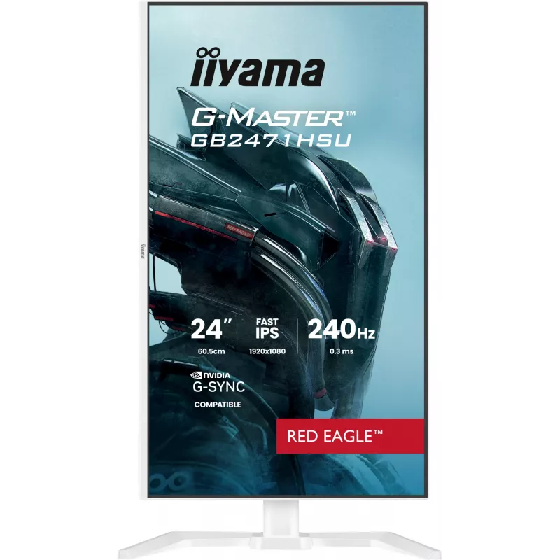 Monitor IIYAMA G-Master GB2471HSU-W1 23,8 tolli (60,5 cm) Full HD HDMI/DP/USB Valge