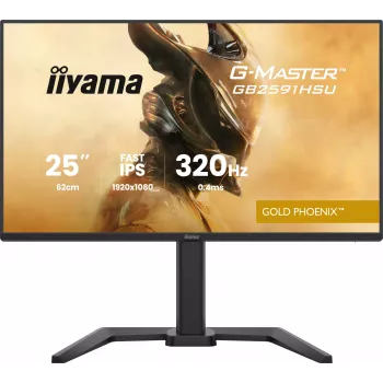 Mängumonitor IIYAMA G-Master GB2591HSU-B1 24,5 tolli (68,6 cm) Full HD — HDMI/DisplayPort/USB, must
