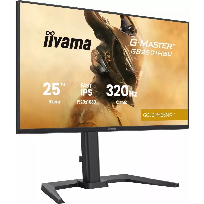Mängumonitor IIYAMA G-Master GB2591HSU-B1 24,5 tolli (68,6 cm) Full HD — HDMI/DisplayPort/USB, must