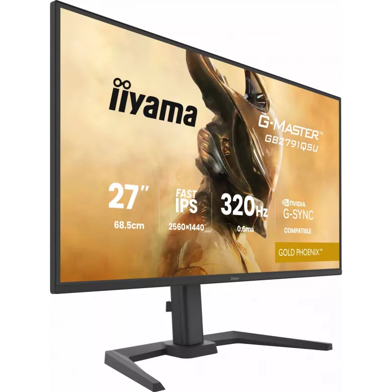 Mängurimonitor IIYAMA GB2791QSU-B1 27 tolli (68,6 cm) QHD koos HDMI, DisplayPort ja USB-ga, must